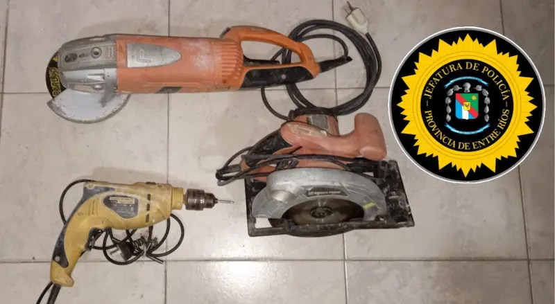 Recuperan elementos robados